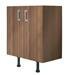 Moods LINEAR 600mm Double Unit Natural Walnut